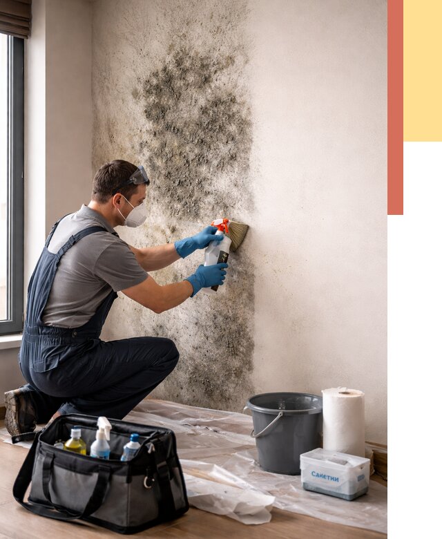 Удаление плесени со стен в Людиново от 2188 руб. — быстро и недорого | ОТДЕЛОЧНИК-Люд