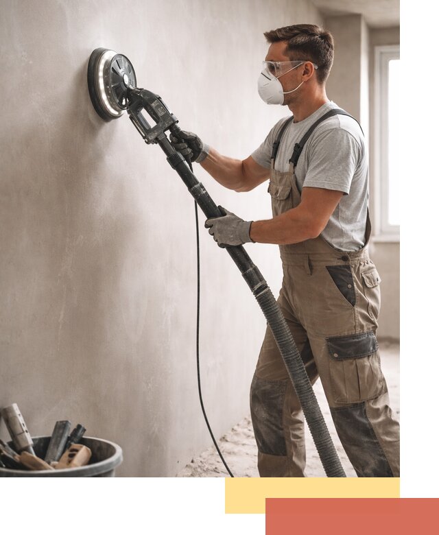 Профессиональная шлифовка стен в Людиново быстро и качественно