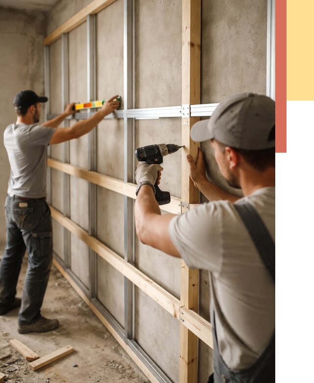 Устройство обрешетки под панели в Людиново от 2137 руб. — монтаж под ключ | ОТДЕЛОЧНИК-Люд