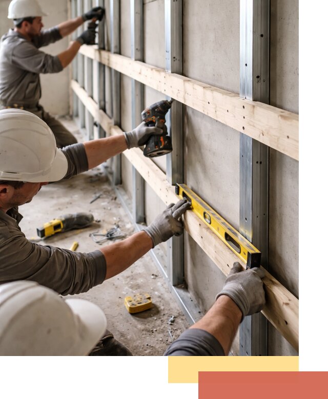 Устройство обрешетки под панели в Людиново