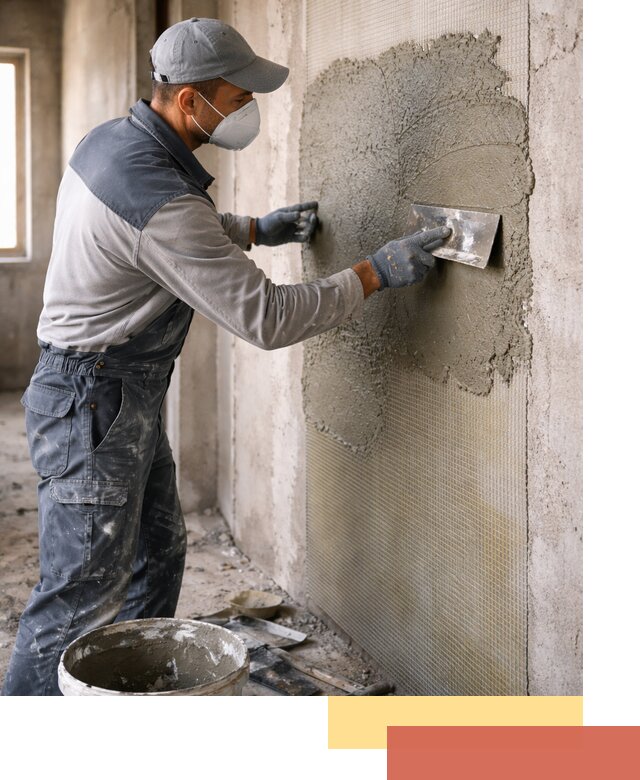 Штукатурка стен по сетке в Людиново под ключ качественно и быстро