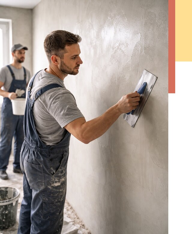 Глянцевание штукатурки стен в Людиново от 7634 руб. — услуги и затирка | ОТДЕЛОЧНИК-Люд