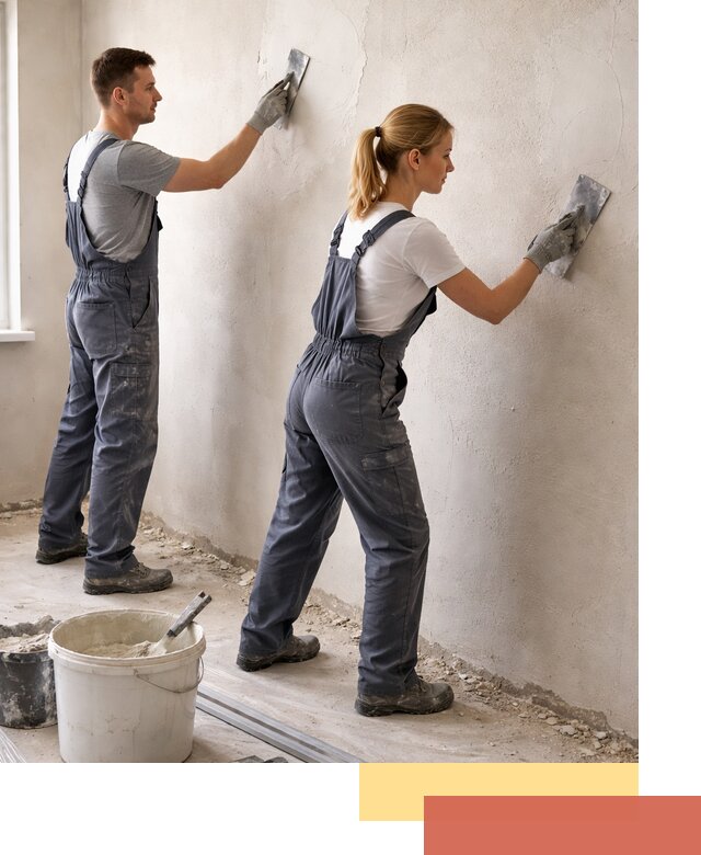 Штукатурка стен под обои в Людиново профессионально и быстро