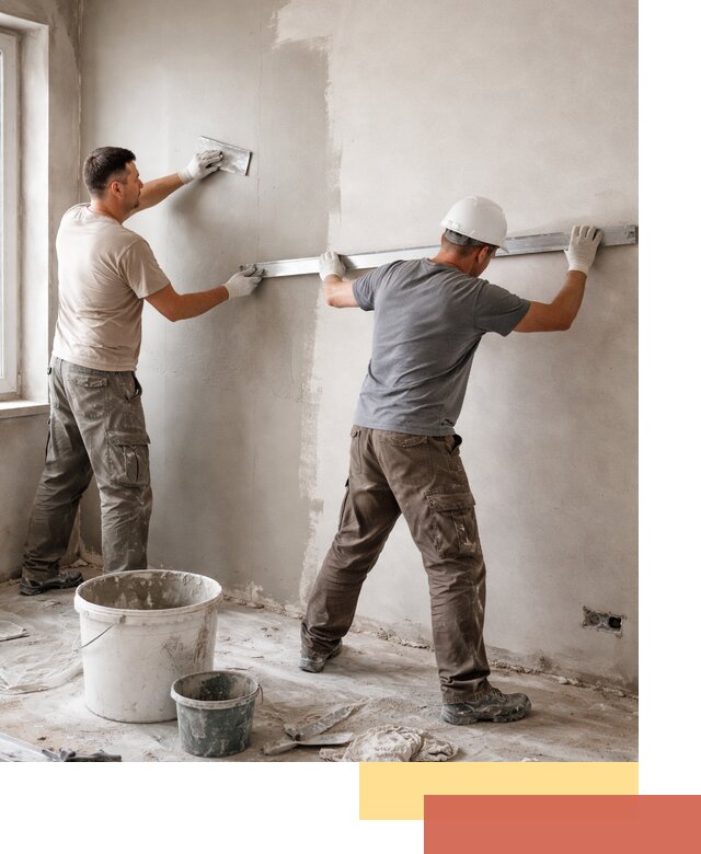 Штукатурка стен под покраску в Людиново качественно и быстро