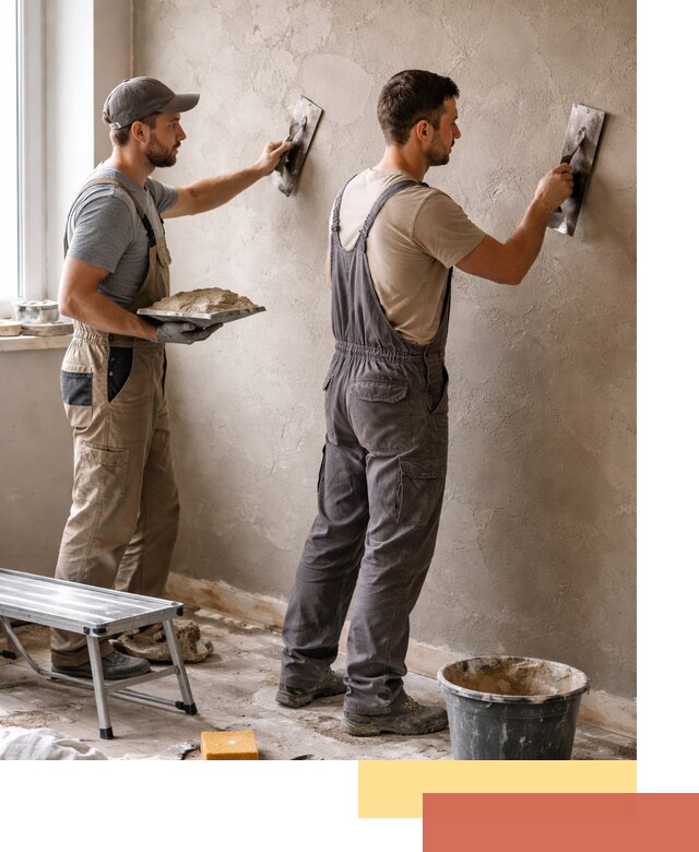 Ремонт декоративной штукатурки и восстановление фактуры в Людиново