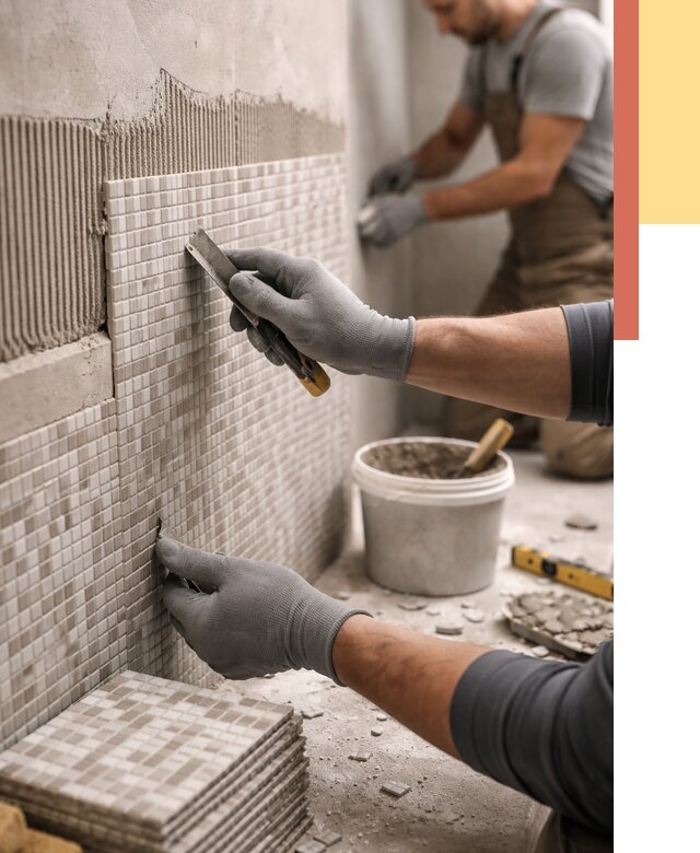 Облицовка стен мозаикой в Людиново от 3257 руб/м2 — укладка мозаики на стены | ОТДЕЛОЧНИК-Люд