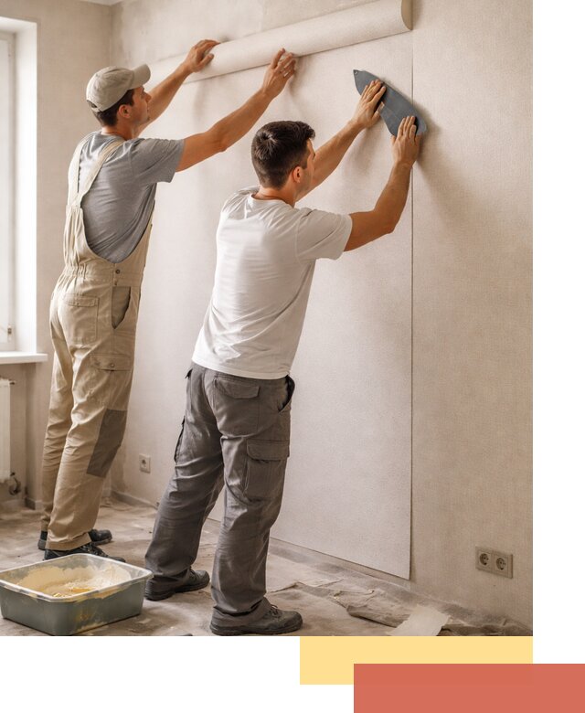 Поклейка виниловых обоев в Людиново профессионально и качественно