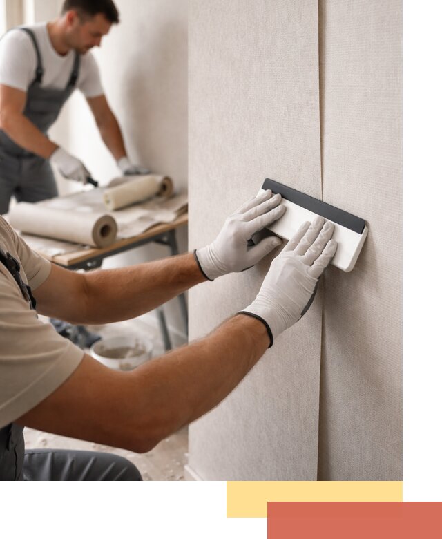 Поклейка обоев под покраску в Людиново профессионально и быстро