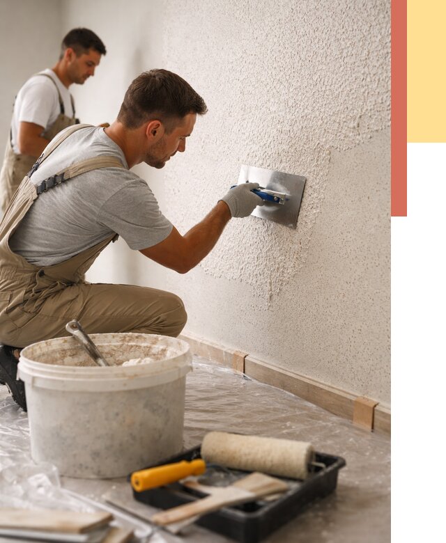 Нанесение жидких обоев в Людиново от 7634 руб./м2 — быстро и недорого | ОТДЕЛОЧНИК-Люд