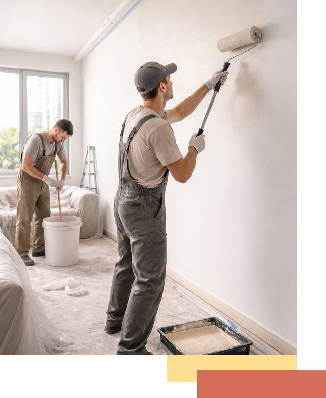 Покраска стен в офисе в Людиново — быстрый и качественный ремонт