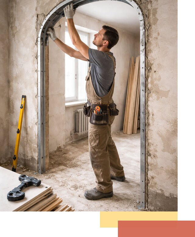 Устройство арочного проема в Людиново под ключ