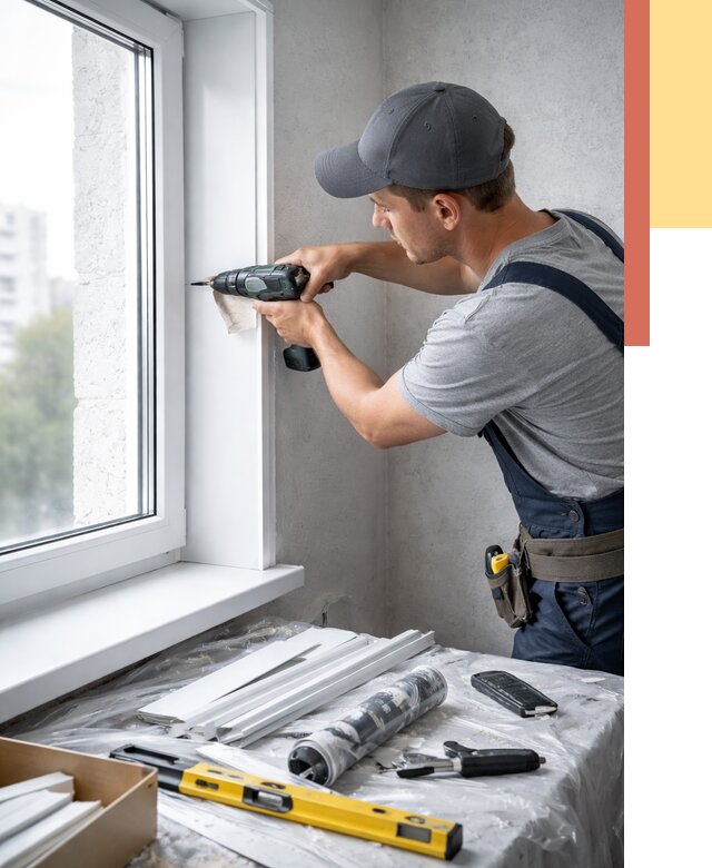 Установка пластиковых откосов в Людиново от 2290 руб. | ОТДЕЛОЧНИК-Люд монтаж, быстро и недорого