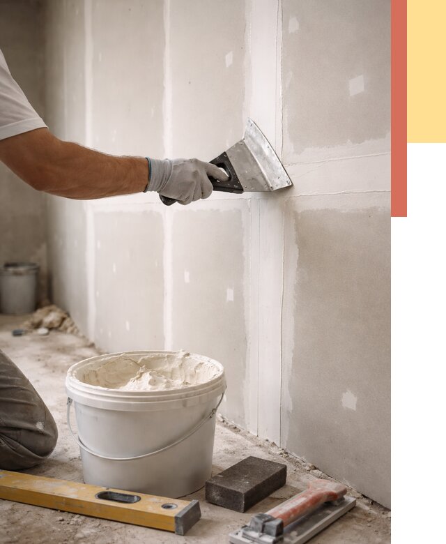 Шпаклевка перегородок из гипсокартона в Людиново от 2545 руб. — услуги ОТДЕЛОЧНИК-Люд