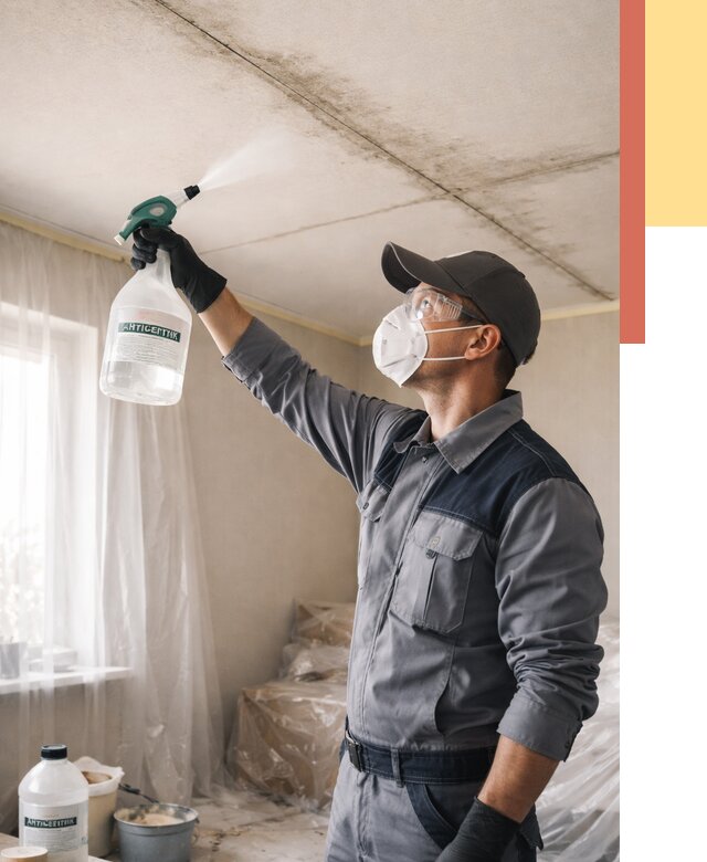 Антисептическая обработка потолка в Людиново от 2545 руб. | ОТДЕЛОЧНИК-Люд