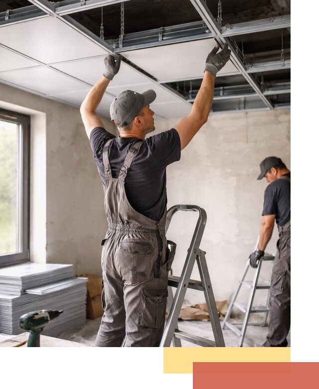 Монтаж кассетного потолка в Людиново качественно и быстро