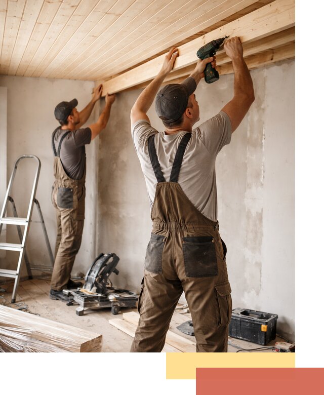 Монтаж потолка из вагонки в Людиново профессионально и аккуратно