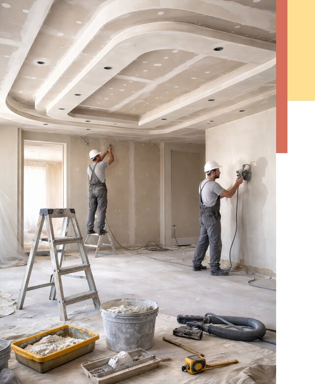 Многоуровневый потолок из гипсокартона в Людиново от 763 руб. под ключ | ОТДЕЛОЧНИК-Люд