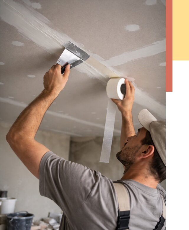 Обработка швов потолка ГКЛ в Людиново от 7634 руб. под ключ | ОТДЕЛОЧНИК-Люд