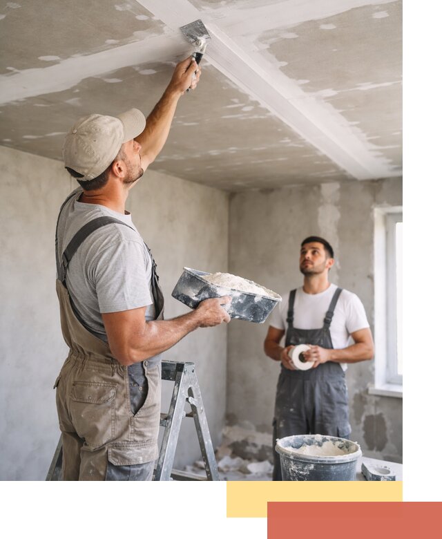 Обработка швов потолка ГКЛ в Людиново: качественная заделка и шпатлевка