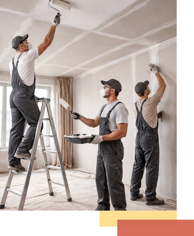 Покраска потолка из гипсокартона в Людиново качественно и недорого