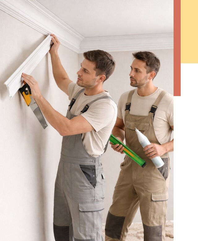Монтаж потолочного плинтуса в Людиново от 2341 руб. — быстро и недорого | ОТДЕЛОЧНИК-Люд