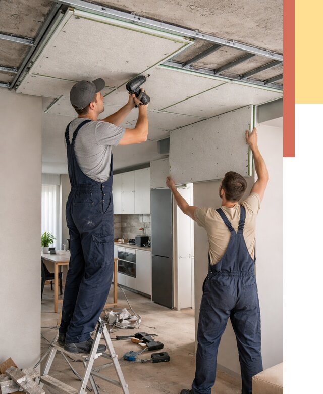 Шумоизоляция потолка панелями зипс в Людиново от 1883 руб. под ключ | ОТДЕЛОЧНИК-Люд